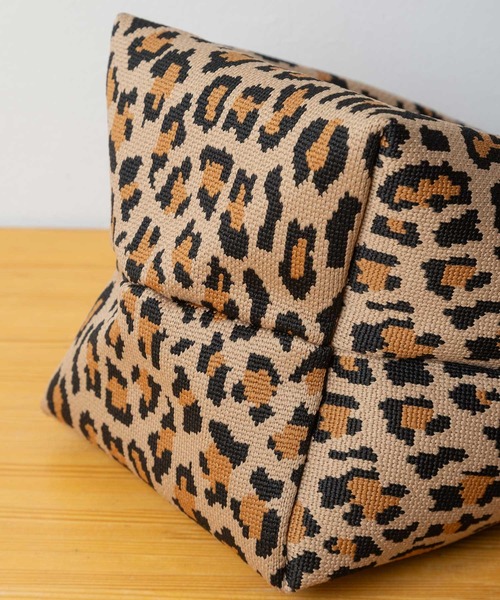 Munich（ミューニック）の「レオパードジャガードハンドバッグ（ハンドバッグ・レディース・ベージュ/ブルー/ホワイト・FREE）」の17枚目の写真