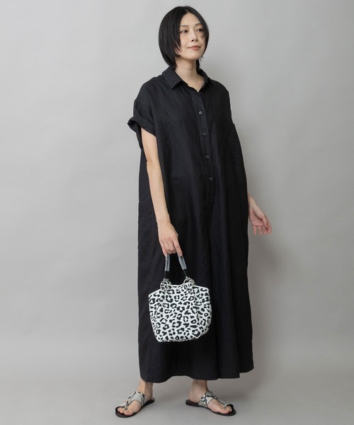 Munich（ミューニック）の「レオパードジャガードハンドバッグ（ハンドバッグ・レディース・ベージュ/ブルー/ホワイト・FREE）」の18枚目の写真