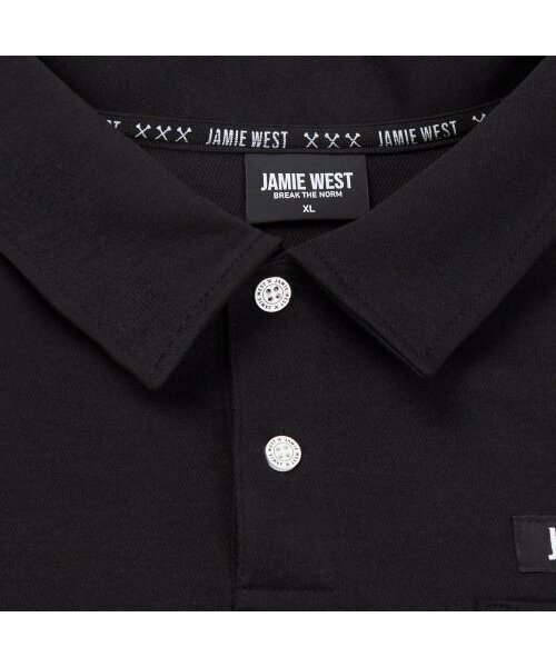 JAMIE WEST（ジェイミーウエスト）の「JWGC フレイムポケットピケシャツ (ブラック)（ポロシャツ・レディース・ブラック・L/M）」の6枚目の写真
