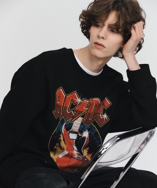 Bravado(ブラヴァド)の「ACDC Let There Be Rock Sweatshirt BK (BRENT2318)(スウェット・メンズ・その他・M/L/XL)」の2枚目の写真