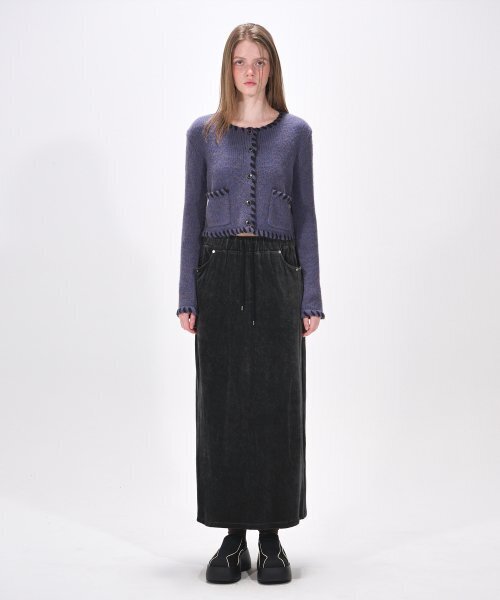 ETMON(エトモン)の「Stitch Point Knit Cardigan, Blue(カーディガン/ボレロ・レディース・その他・FREE)」の1枚目の写真