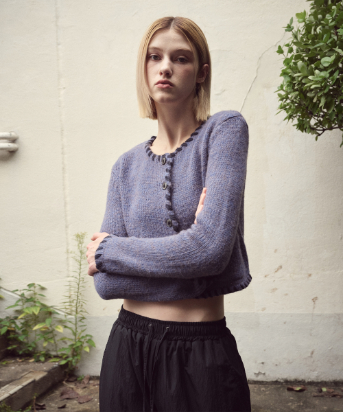 ETMON(エトモン)の「Stitch Point Knit Cardigan, Blue(カーディガン/ボレロ・レディース・その他・FREE)」の5枚目の写真