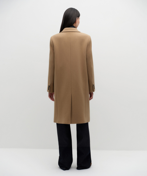 MUSINSA STANDARD WOMAN（ムシンサスタンダードウーマン）の「ウィメンズカシミヤブレンドチェスターフィールドコート[キャメル]（チェスターコート・レディース・その他・SMALL/MEDIUM/LARGE/X-SMALL）」の3枚目の写真