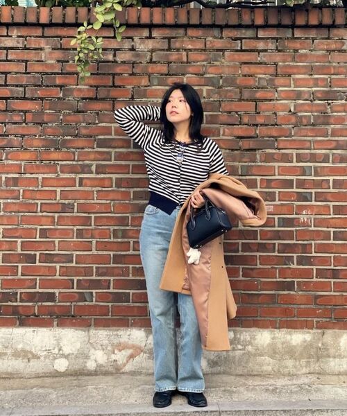 MUSINSA STANDARD WOMAN（ムシンサスタンダードウーマン）の「ウィメンズカシミヤブレンドチェスターフィールドコート[キャメル]（チェスターコート・レディース・その他・SMALL/MEDIUM/LARGE/X-SMALL）」の10枚目の写真