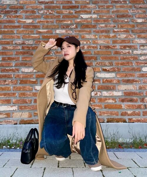 MUSINSA STANDARD WOMAN（ムシンサスタンダードウーマン）の「ウィメンズカシミヤブレンドチェスターフィールドコート[キャメル]（チェスターコート・レディース・その他・SMALL/MEDIUM/LARGE/X-SMALL）」の17枚目の写真