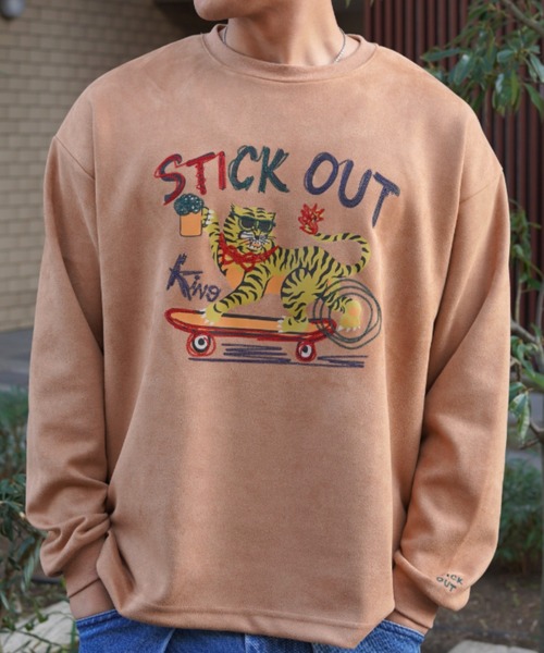 B omnivore/ビーオムニボー　SUEDE TIGER L/S PO