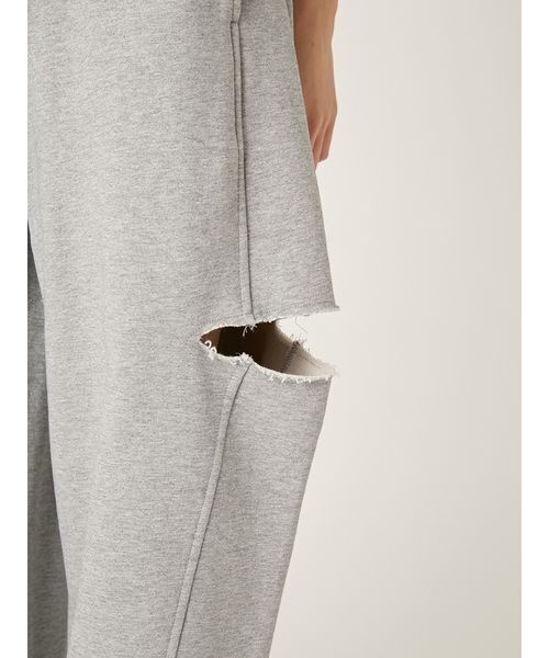 FRAY I.D(フレイアイディー)の「カットアウトスウェットパンツ(その他パンツ・レディース・クリーム/グレー/チャコールグレー・0/1)」の14枚目の写真