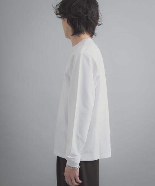 SENSE OF PLACE by URBAN RESEARCH（センスオブプレイスバイアーバンリサーチ）の「『XLサイズ/WEB限定』コンフォートロングTシャツ（Tシャツ/カットソー・メンズ・ホワイト/ブラック/ライトグレー・X-LARGE/LARGE/MEDIUM）」の12枚目の写真