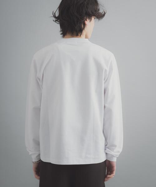 SENSE OF PLACE by URBAN RESEARCH（センスオブプレイスバイアーバンリサーチ）の「『XLサイズ/WEB限定』コンフォートロングTシャツ（Tシャツ/カットソー・メンズ・ホワイト/ブラック/ライトグレー・X-LARGE/LARGE/MEDIUM）」の13枚目の写真