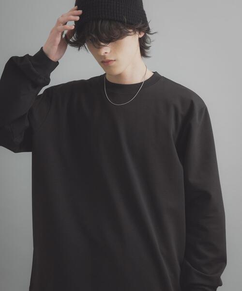 SENSE OF PLACE by URBAN RESEARCH（センスオブプレイスバイアーバンリサーチ）の「『XLサイズ/WEB限定』コンフォートロングTシャツ（Tシャツ/カットソー・メンズ・ホワイト/ブラック/ライトグレー・X-LARGE/LARGE/MEDIUM）」の16枚目の写真