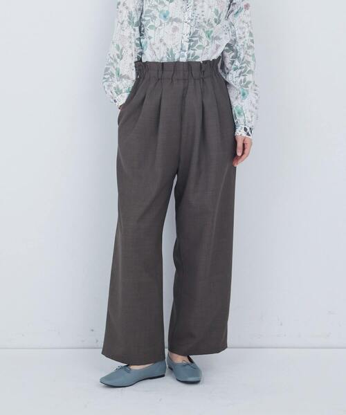 ADIEU TRISTESSE（アデュートリステス）の「きれいめイージーパンツ（その他パンツ・レディース・ブラック/カーキ・38）」の2枚目の写真