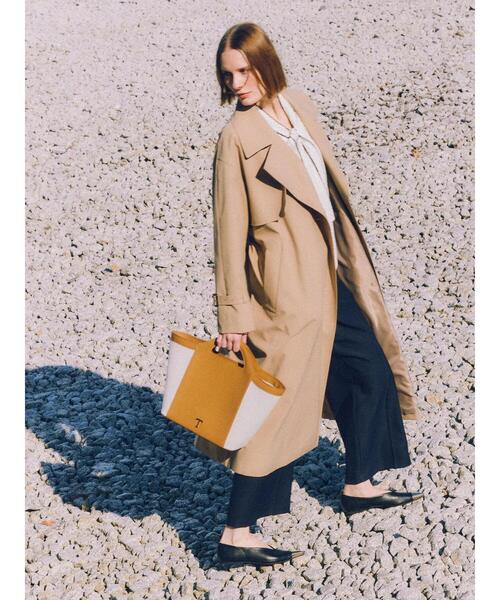 Te chichi（テチチ）の「ロングトレンチコート《2026 spring catalog item》（その他アウター・レディース・ベージュ・F）」の3枚目の写真