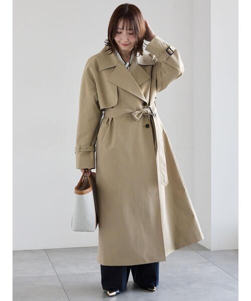 Te chichi（テチチ）の「ロングトレンチコート《2026 spring catalog item》（その他アウター・レディース・ベージュ・F）」の5枚目の写真