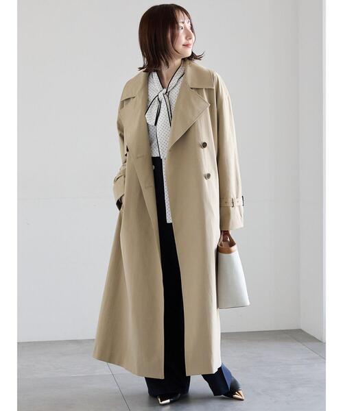 Te chichi（テチチ）の「ロングトレンチコート《2026 spring catalog item》（その他アウター・レディース・ベージュ・F）」の7枚目の写真