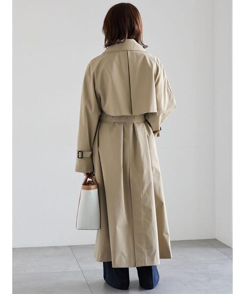 Te chichi（テチチ）の「ロングトレンチコート《2026 spring catalog item》（その他アウター・レディース・ベージュ・F）」の8枚目の写真