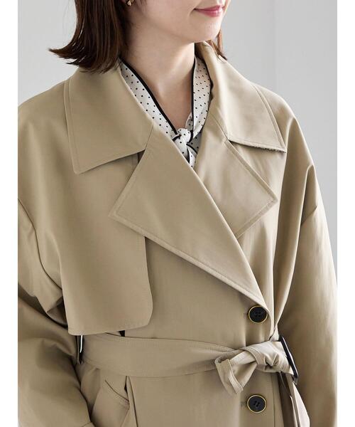 Te chichi（テチチ）の「ロングトレンチコート《2026 spring catalog item》（その他アウター・レディース・ベージュ・F）」の10枚目の写真