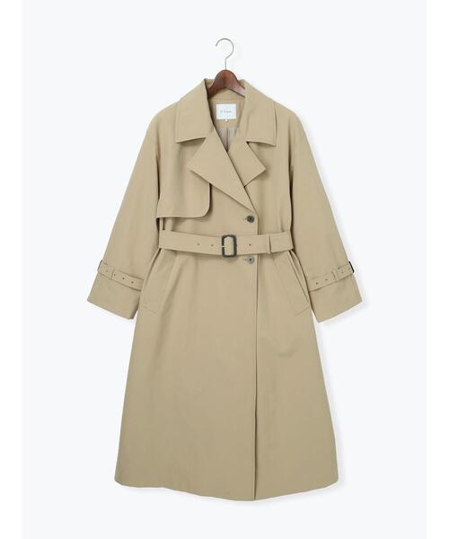 Te chichi（テチチ）の「ロングトレンチコート《2026 spring catalog item》（その他アウター・レディース・ベージュ・F）」の14枚目の写真