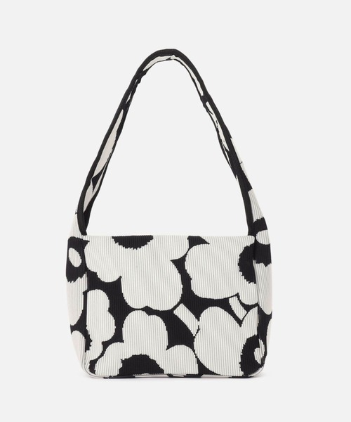marimekko(マリメッコ)の「Unikko / Knitted Shoulderbag(ショルダーバッグ・レディース・ホワイト×ブラック・FREE)」の2枚目の写真