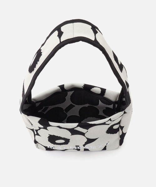marimekko(マリメッコ)の「Unikko / Knitted Shoulderbag(ショルダーバッグ・レディース・ホワイト×ブラック・FREE)」の4枚目の写真