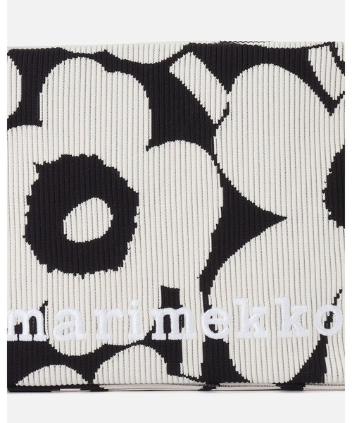 marimekko(マリメッコ)の「Unikko / Knitted Shoulderbag(ショルダーバッグ・レディース・ホワイト×ブラック・FREE)」の6枚目の写真