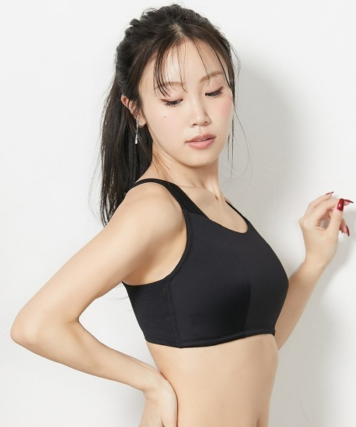 Nissen glamor(ニッセングラマー)の「【大きい胸】胸を小さく見せる ひびきにくい ノンワイヤー ブラジャー 谷間カバー (D70~F80)(ブラジャー・レディース・ボルドー/ブラック・E75/E70/D75/D70/D80/F80/F75/F70/E80)」の22枚目の写真