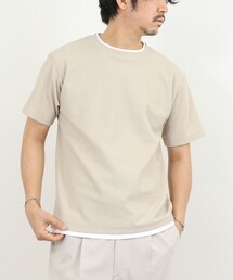 NOLLEY’S | ケーブルニットダブルカラーTee 26SS(Tシャツ/カットソー)