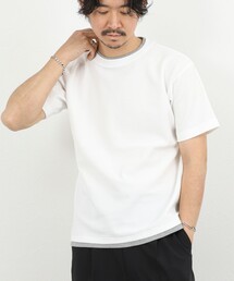 NOLLEY’S | ケーブルニットダブルカラーTee 26SS(Tシャツ/カットソー)