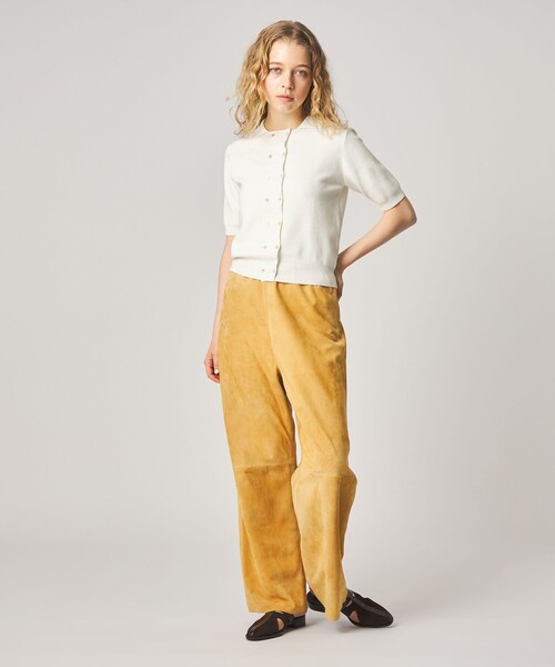 Steven Alan（スティーブンアラン）の「＜Steven Alan＞ハーフ スリーブ カーディガン（カーディガン/ボレロ・レディース・オフホワイト/ナチュラル/ダークグレー・FREE）」の5枚目の写真