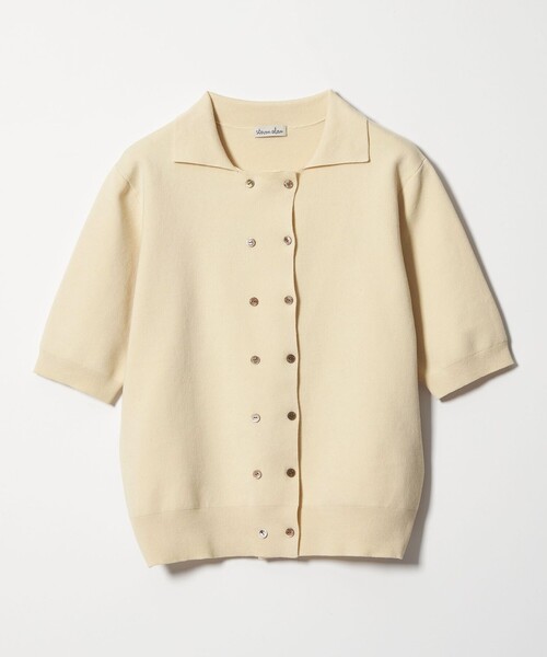 Steven Alan（スティーブンアラン）の「＜Steven Alan＞ハーフ スリーブ カーディガン（カーディガン/ボレロ・レディース・オフホワイト/ナチュラル/ダークグレー・FREE）」の13枚目の写真