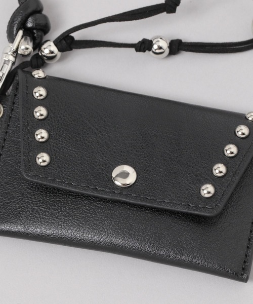 JEANASIS（ジーナシス）の「カードケースツキスマホショルダー/638331（スマホグッズ・レディース・ブラック/ホワイト・FREE）」の6枚目の写真