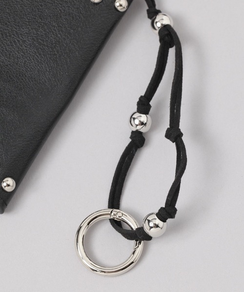 JEANASIS（ジーナシス）の「カードケースツキスマホショルダー/638331（スマホグッズ・レディース・ブラック/ホワイト・FREE）」の9枚目の写真