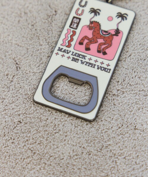 FREAK'S STORE（フリークスストア）の「TOYAMEG × FREAK'S STORE/トーヤメグ フリークスストア 開運KEY HOLDER ホースモチーフ キーホルダー（キーホルダー・メンズ・ブルー/ベージュ・ONE SIZE）」の10枚目の写真