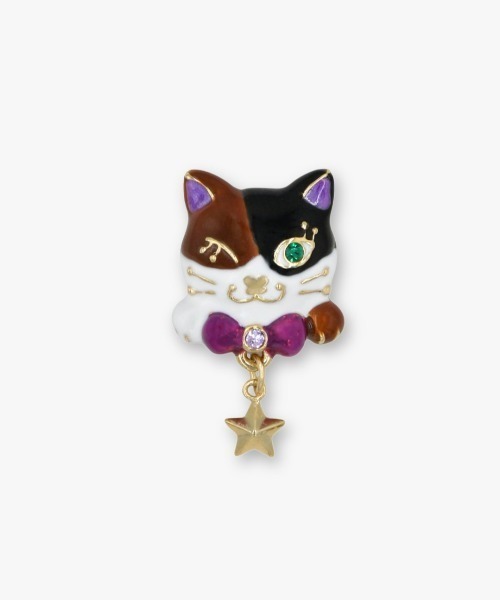 ANNA SUI(アナスイ)の「三毛ティティモチーフ イヤリング(イヤリング・レディース・マルチ・ONE SIZE)」の3枚目の写真