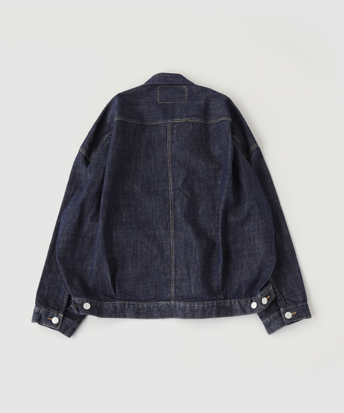 BAYCREW'S DEPO(ベイクルーズデポ)の「IN STRU(MEN-TAL) / インストルメンタル ONE WASHED SELVAGE DENIM JACKET(デニムジャケット・メンズ・ネイビー・46/48)」の2枚目の写真