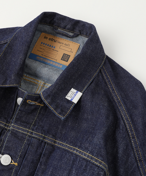 BAYCREW'S DEPO(ベイクルーズデポ)の「IN STRU(MEN-TAL) / インストルメンタル ONE WASHED SELVAGE DENIM JACKET(デニムジャケット・メンズ・ネイビー・46/48)」の3枚目の写真