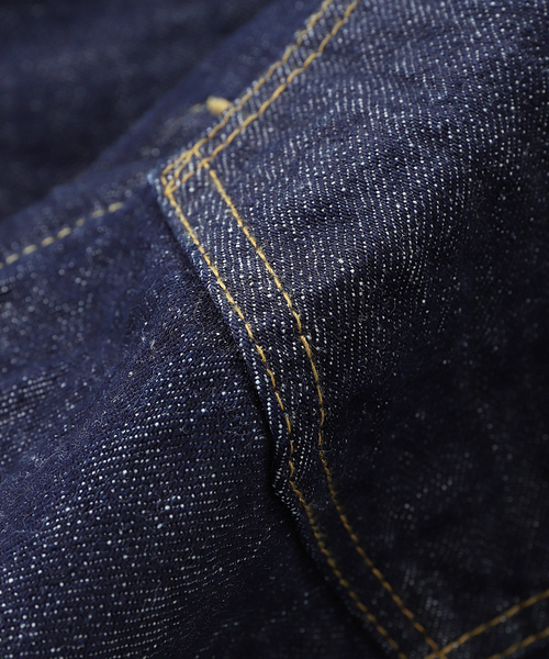BAYCREW'S DEPO(ベイクルーズデポ)の「IN STRU(MEN-TAL) / インストルメンタル ONE WASHED SELVAGE DENIM JACKET(デニムジャケット・メンズ・ネイビー・46/48)」の5枚目の写真