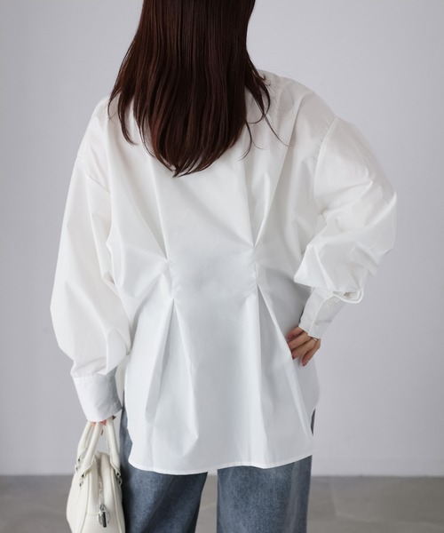 Riberry（リベリー）の「ウエストタックシャツ（シャツ/ブラウス・レディース・オフホワイト/ブルー/イエロー/ピンク・FREE）」の21枚目の写真