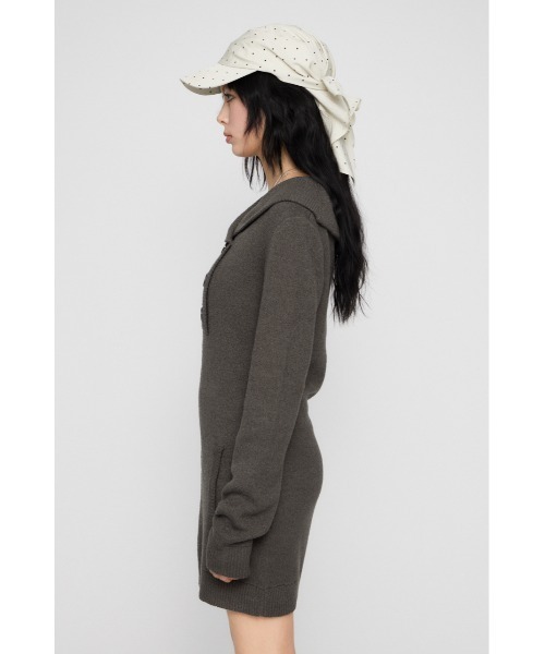 LAGUA GEM(ラグアジェム)の「SAILOR COLLAR ミニワンピース(ワンピース・レディース・チャコールグレー/ネイビー・SMALL/MEDIUM)」の17枚目の写真