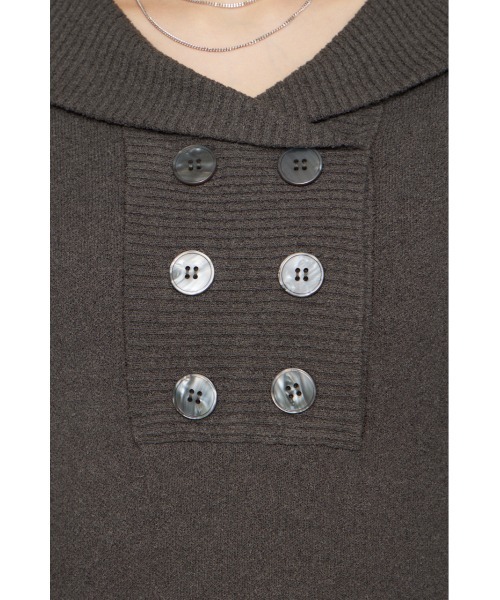 LAGUA GEM(ラグアジェム)の「SAILOR COLLAR ミニワンピース(ワンピース・レディース・チャコールグレー/ネイビー・SMALL/MEDIUM)」の19枚目の写真