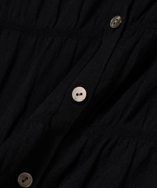 Ray BEAMS(レイビームス)の「シアーシャーリング クルーネック カーディガン(ニット/セーター・レディース・ホワイト/サックスブルー/ブラック・ONE SIZE)」の19枚目の写真