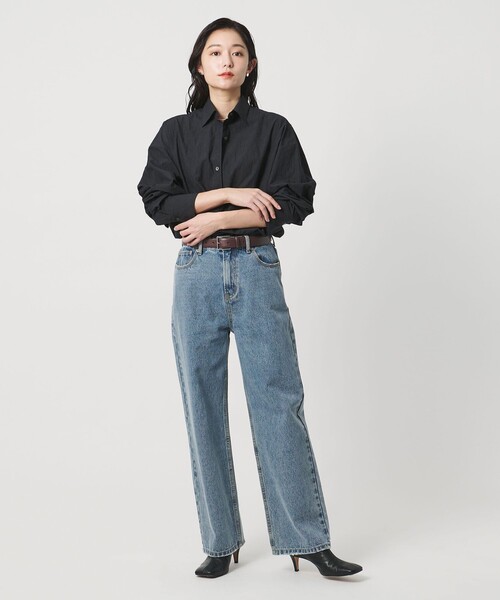 MARW UNITED ARROWS(マルゥ ユナイテッドアローズ)の「<MARW UNITED ARROWS>ワッシャー バルーンスリーブ シャツ(シャツ/ブラウス・レディース・ホワイト/ネイビー・FREE)」の13枚目の写真