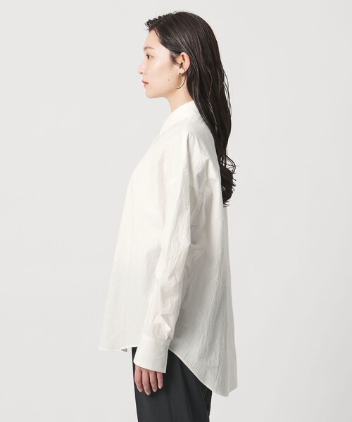 MARW UNITED ARROWS(マルゥ ユナイテッドアローズ)の「<MARW UNITED ARROWS>ワッシャー バルーンスリーブ シャツ(シャツ/ブラウス・レディース・ホワイト/ネイビー・FREE)」の16枚目の写真
