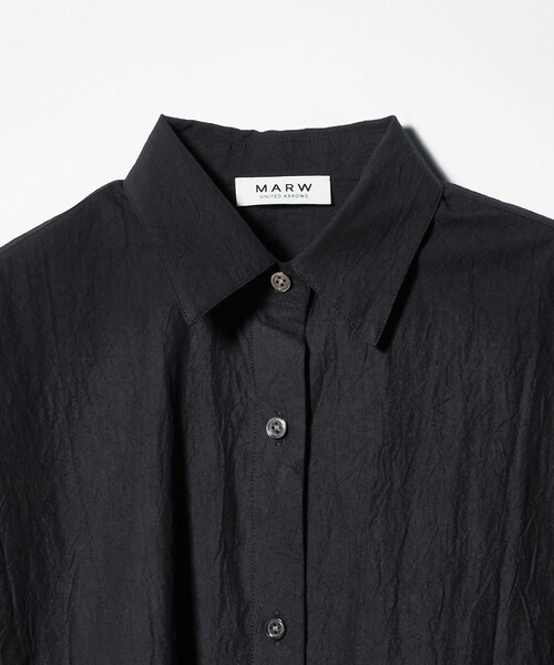 MARW UNITED ARROWS(マルゥ ユナイテッドアローズ)の「<MARW UNITED ARROWS>ワッシャー バルーンスリーブ シャツ(シャツ/ブラウス・レディース・ホワイト/ネイビー・FREE)」の20枚目の写真