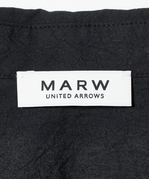 MARW UNITED ARROWS(マルゥ ユナイテッドアローズ)の「<MARW UNITED ARROWS>ワッシャー バルーンスリーブ シャツ(シャツ/ブラウス・レディース・ホワイト/ネイビー・FREE)」の8枚目の写真