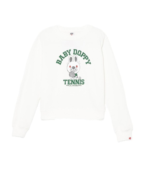 A BATHING APE(アベイシングエイプ)の「BABY DOPPY PRINT SWEAT SHIRT(スウェット・レディース・ネイビー/ホワイト・X-SMALL/SMALL)」の1枚目の写真