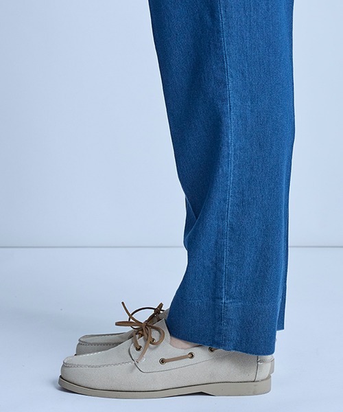 UNION STATION（ユニオンステーション）の「合皮デッキシューズ（モカシン/デッキシューズ・メンズ・ブラック/ベージュ・L/M/S）」の5枚目の写真