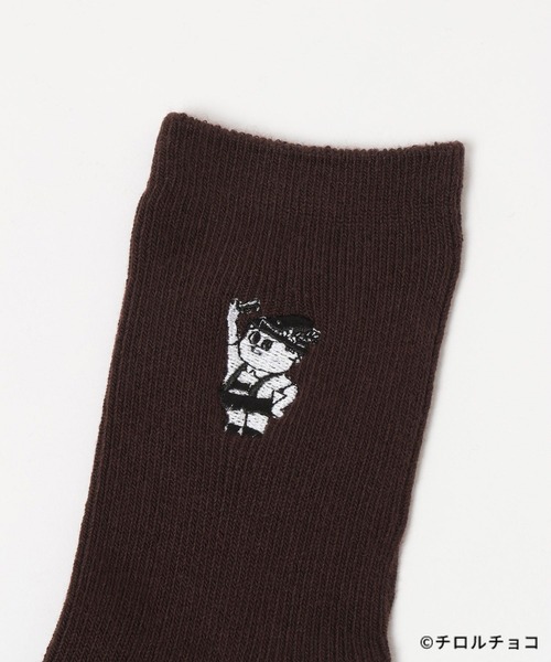 LEPSIM（レプシィム）の「【チロルチョコ×LEPSIM】アソートソックス　647990（ソックス/靴下・レディース・ブラウン/アイボリー/ブラック・ONE SIZE）」の19枚目の写真