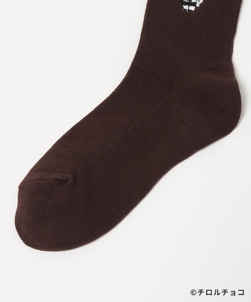 LEPSIM（レプシィム）の「【チロルチョコ×LEPSIM】アソートソックス　647990（ソックス/靴下・レディース・ブラウン/アイボリー/ブラック・ONE SIZE）」の20枚目の写真