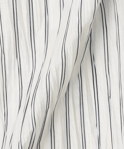 K.T KIYOKO TAKASE（キヨコタカセ）の「シワ加工ストライプ ラッフルシャツブラウス（シャツ/ブラウス・レディース・ホワイト×ネイビー/ブルー系その他・7号/9号）」の22枚目の写真