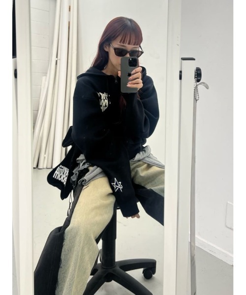 SLY（スライ）の「ESQWE MESSENGER BAGTHROW エスクェメッセンジャーバッグ（ショルダーバッグ・レディース・ブラック・FREE）」の14枚目の写真